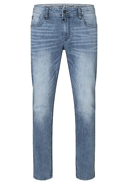 TIMEZONE Slim-fit-Jeans Modisches Design mit Abnutzungsdetails und Knopflei günstig online kaufen