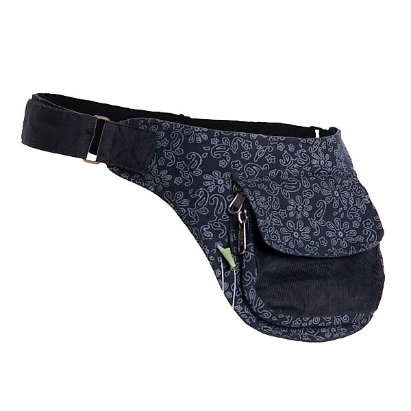 Vishes Gürteltasche Bauchtasche aus Cord Baumwolle günstig online kaufen