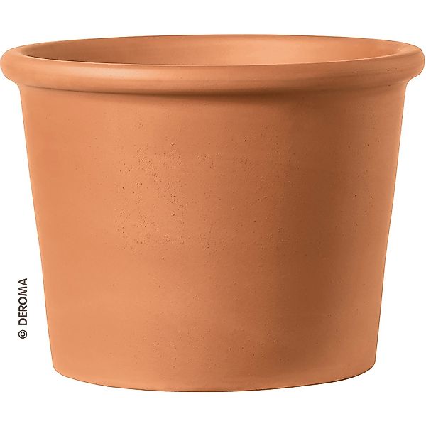 Deroma Pflanztopf Zylinder Bordato 38 cm Rot günstig online kaufen