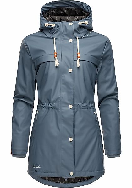 Navahoo Regenmantel "Rainy Forest" modischer Damen Outdoor Regenparka günstig online kaufen