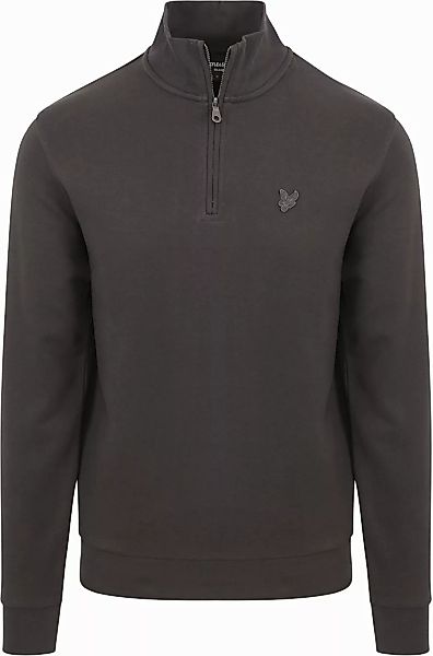 Lyle & Scott Half Zip Pull Tonal Antraciet - Größe L günstig online kaufen