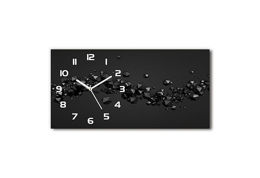 Tulup Wanduhr aus Glas Glasbild Glasuhr Gehärtetes 3D Abstraktion 60 cm x 3 günstig online kaufen