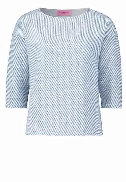 Betty Barclay Sweatshirt Sweat Kurz 3/4 Arm, Cream/Blue günstig online kaufen
