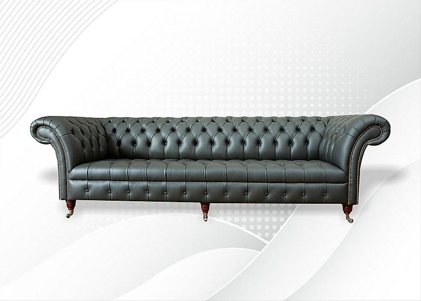 JVmoebel Chesterfield-Sofa Chesterfield Sofa handgefertigt massivem Holz Mö günstig online kaufen