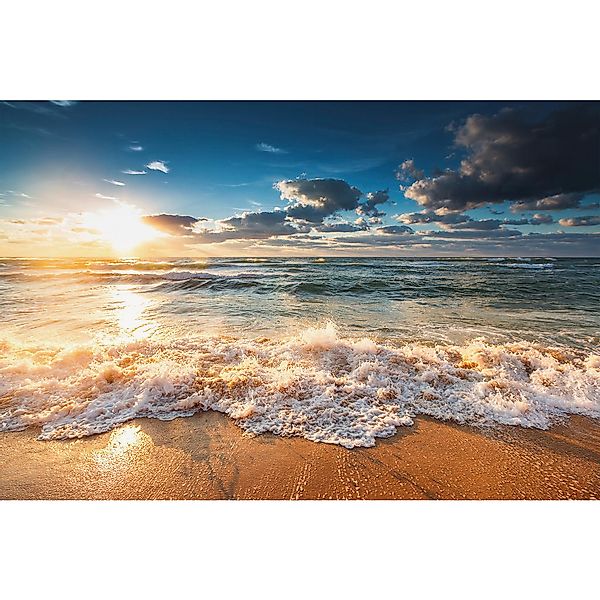 Bönninghoff Leinwandbild, Sonnenuntergang-Strand, (1 St.), BxH: 90x60 cm günstig online kaufen