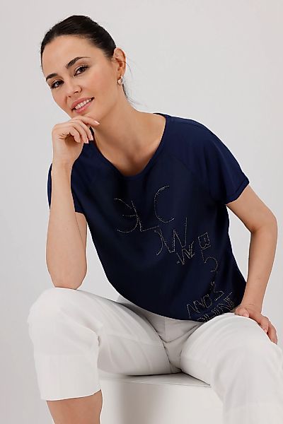 Monari Schlupfbluse, mit Glitzernieten günstig online kaufen
