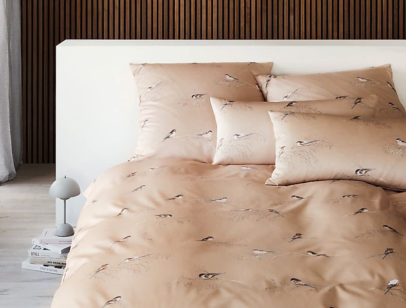 Elegante Bettwäsche "Spätzchen" 2 Stk. angenehmes Hautgefühl günstig online kaufen