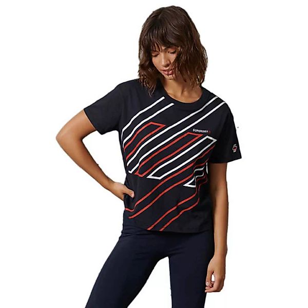 Superdry Sportstyle Kurzarm T-shirt XS Deep Navy günstig online kaufen