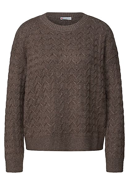 STREET ONE Rundhalspullover günstig online kaufen