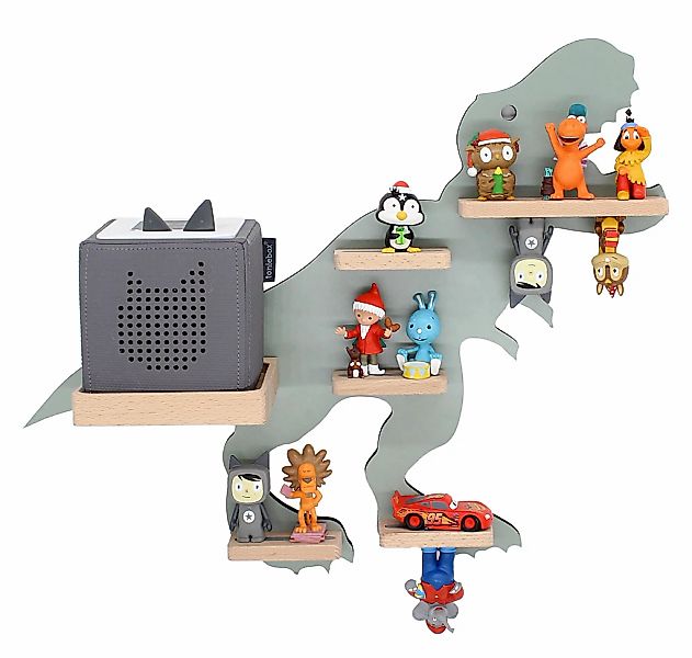 Boarti Wandregal "BOARTI Holzregal hängend  platzsparendes Regal  Maße: H. günstig online kaufen