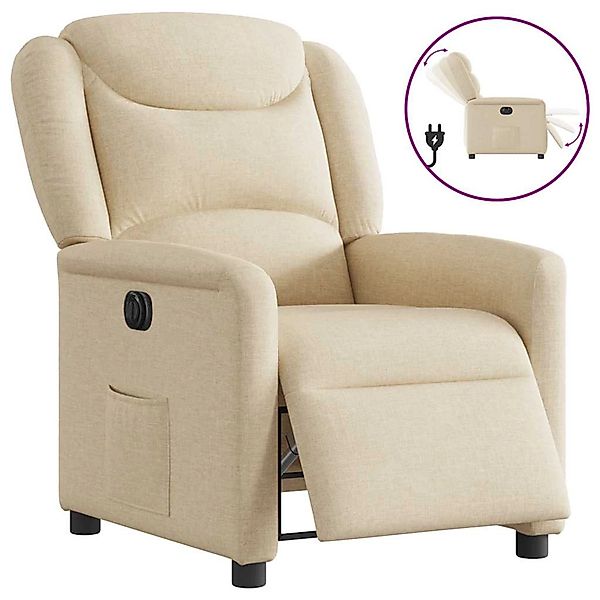 vidaXL Relaxsessel Elektrisch Creme Stoff 3303182 günstig online kaufen