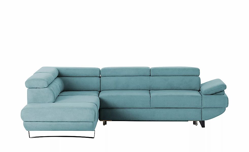 switch Ecksofa aus Mikrofaser Gio ¦ blau ¦ Maße (cm): B: 263 H: 74 T: 200.0 günstig online kaufen