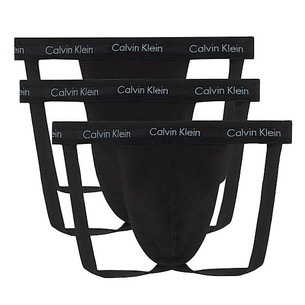 Calvin Klein 3-er Set Jockstraps Schwarz günstig online kaufen