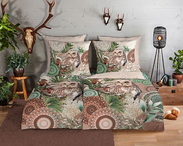 hip Wendebettwäsche "Kirja" 2 Stk. tlg. Biber, 135x200, Warm, Weich, Wendeo günstig online kaufen