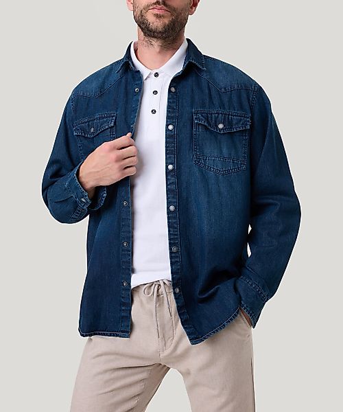 Pioneer Authentic Jeans Jeanshemd mit Brusttaschen, günstig online kaufen