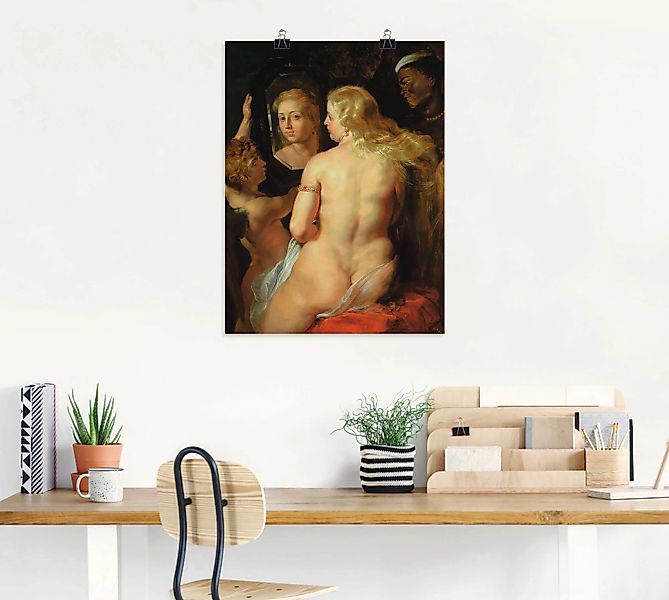 Artland Kunstdruck "Toilette der Venus", Frau, (1 St.) günstig online kaufen