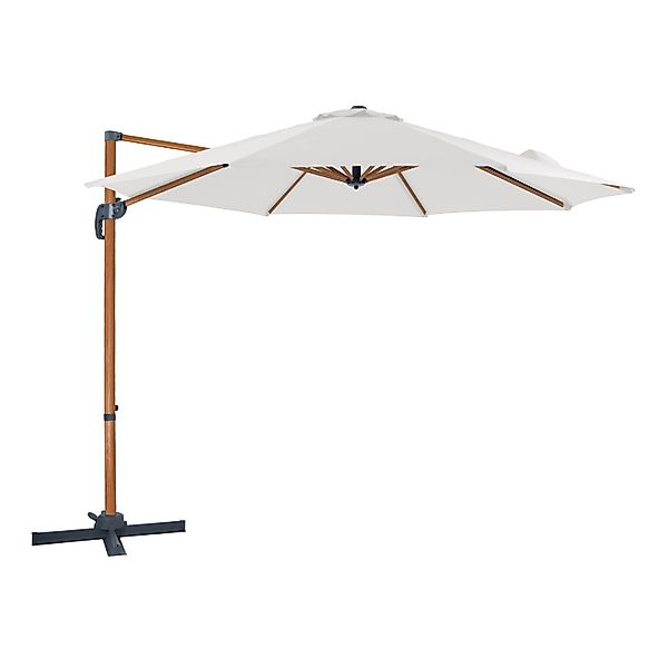 AXI Ampelschirm Ø 300 cm Beige mit Handöffner günstig online kaufen