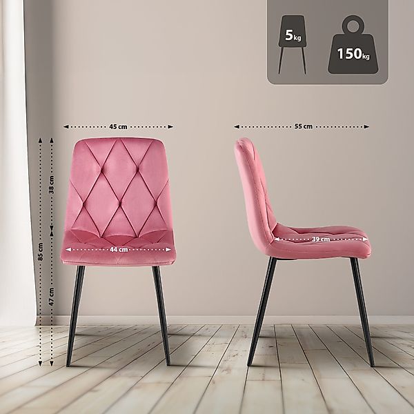 CLP Esszimmerstuhl Clairton (2er Set), mit günstig online kaufen