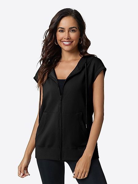 Imily Bela Kapuzenpullover Damen ärmelloses Sweatshirt mit Reißverschluss ( günstig online kaufen