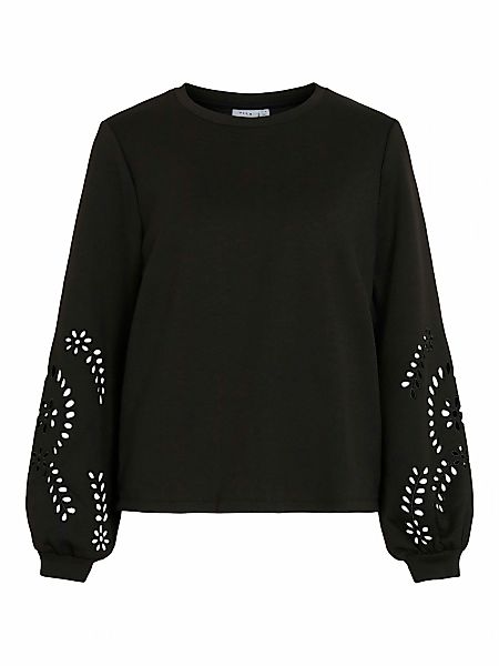 Vila Sweatshirt "VISANDY L/S DETAIL SWEAT TOP - NOOS" günstig online kaufen