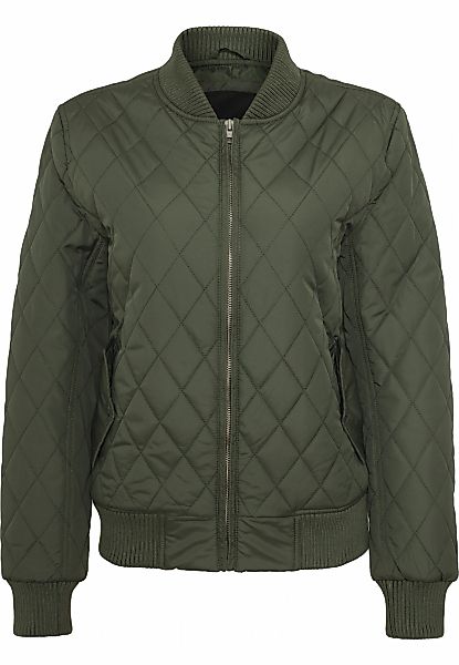 URBAN CLASSICS Langmantel "Urban Classics Damen Ladies Diamond Quilt Nylon günstig online kaufen