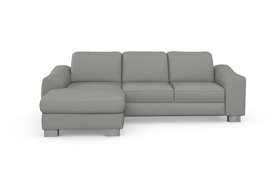 sit&more Ecksofa »Dundee L-Form« mit Federkern und Edelstahlfüßen, wahlweis günstig online kaufen