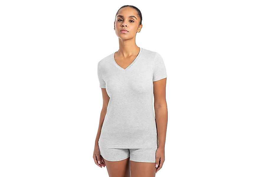 Smilodox T-Shirt Nela Modal, Shaped Fit Kurzarm V-Neck Shirt, weiches Mater günstig online kaufen