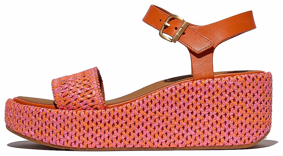 Fitflop Keilsandalette "PLATFFORMS WOVEN WEDGE", Plateau Sandale, Sommersch günstig online kaufen