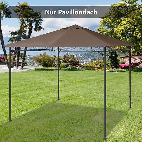 Outsunny Ersatzdach Pavillon 2,93x2,93m Pavillonabdeckung Sonnenschutz aus günstig online kaufen