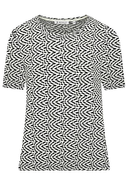 BICALLA T-Shirt Shirt Structure - 21/white-black günstig online kaufen