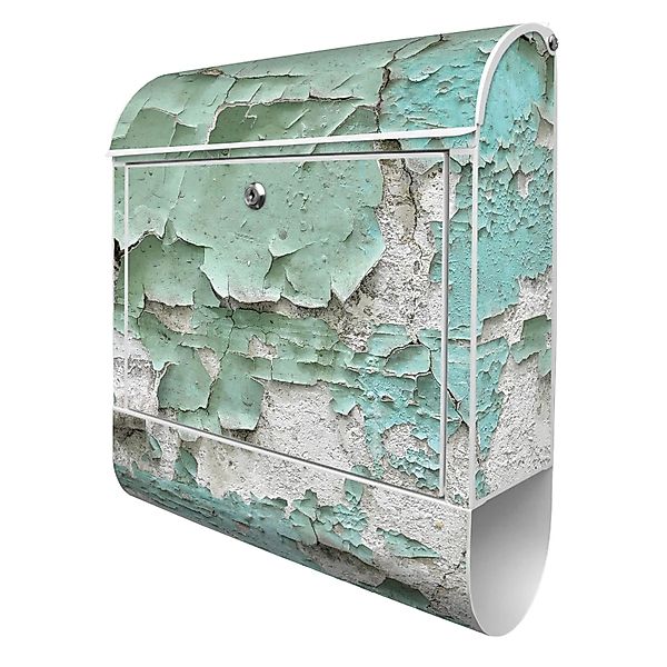 Banjado Design Briefkasten Weiß Pulverbeschichtet 39x47x14cm 2 Schlüssel Mi günstig online kaufen