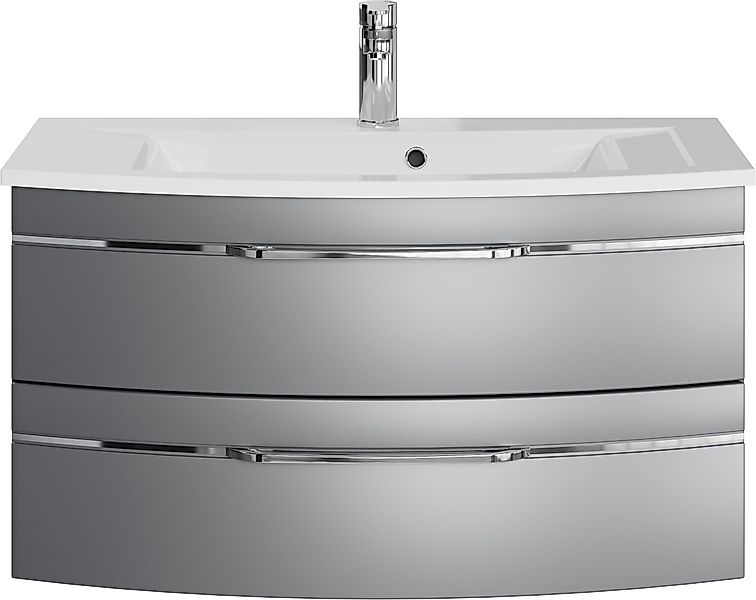 Saphir Waschtisch "Serie 7045 Mineralmarmor-Waschtisch und Unterschrank, 91 günstig online kaufen