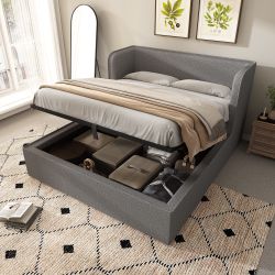 Flieks Polsterbett, Hydraulisches Stauraumbett 180×200cm mit günstig online kaufen