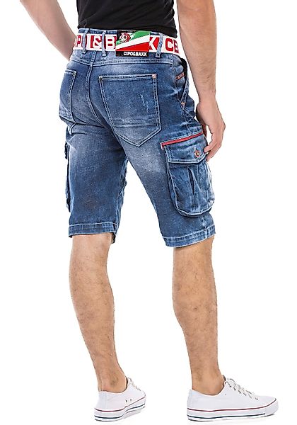 Cipo & Baxx Bermudas, in Denim, mit Cargotaschen günstig online kaufen