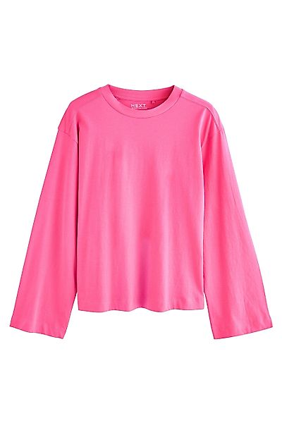 Next T-Shirt Relaxed Fit Langarmshirt mit günstig online kaufen