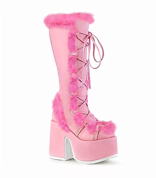 CAMEL-311 Plateau Stiefel - Rosa/Pink | Demonia (Schuhgröße: EUR 40) günstig online kaufen