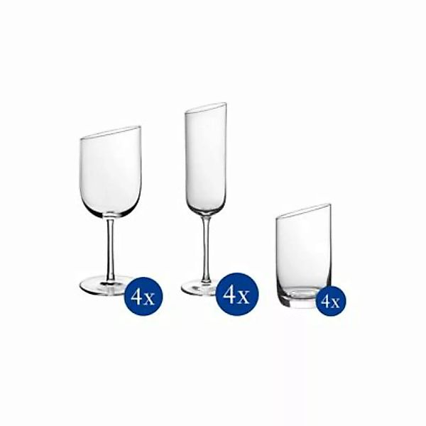 Villeroy & Boch NewMoon Gläserset 12-tlg. Trinkgläser transparent günstig online kaufen