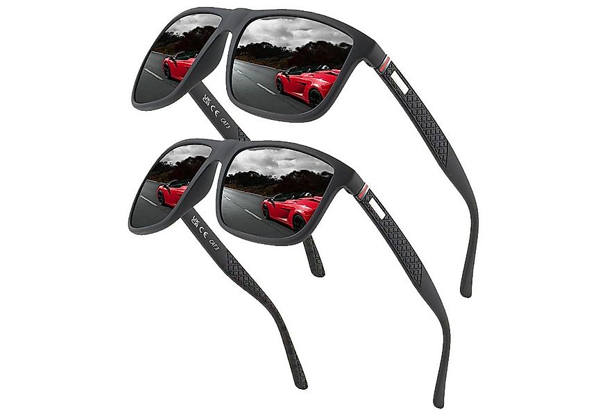 MODFU Sonnenbrille Pilotenbrille Polarisiert Leicht Quadrat (UV400-Schutz, günstig online kaufen