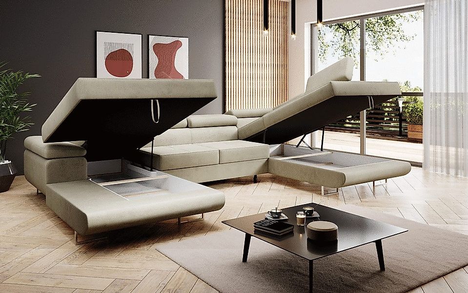 Luxusbetten24 Schlafsofa Designer Sofa Lago, mit günstig online kaufen