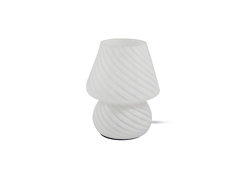 Lindby Tischleuchte Andriana, Glas Weiß IP20, 1 x 10 W LED günstig online kaufen