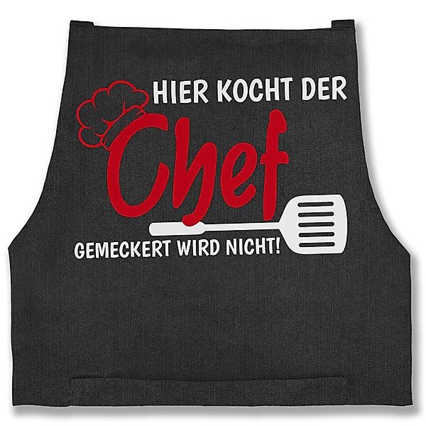 Shirtracer Kochschürze Hier kocht der Chef günstig online kaufen