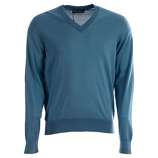 Dolce & Gabbana 738256 V-ausschnitt Sweater 48 Blue günstig online kaufen