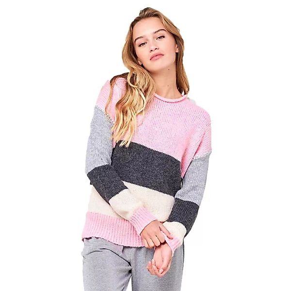 Rip Curl Anita Striped Pullover L Beige günstig online kaufen