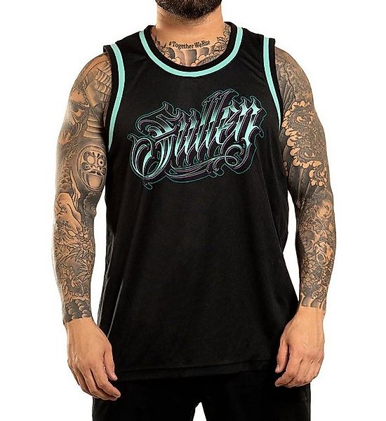 Sullen Clothing Tanktop Acute Jersey Schwarzes Mesh günstig online kaufen