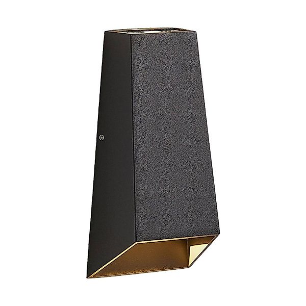 Lucande LED Wandleuchte Außen Dagur 9969132 Spritzwassergeschützt Modern in günstig online kaufen