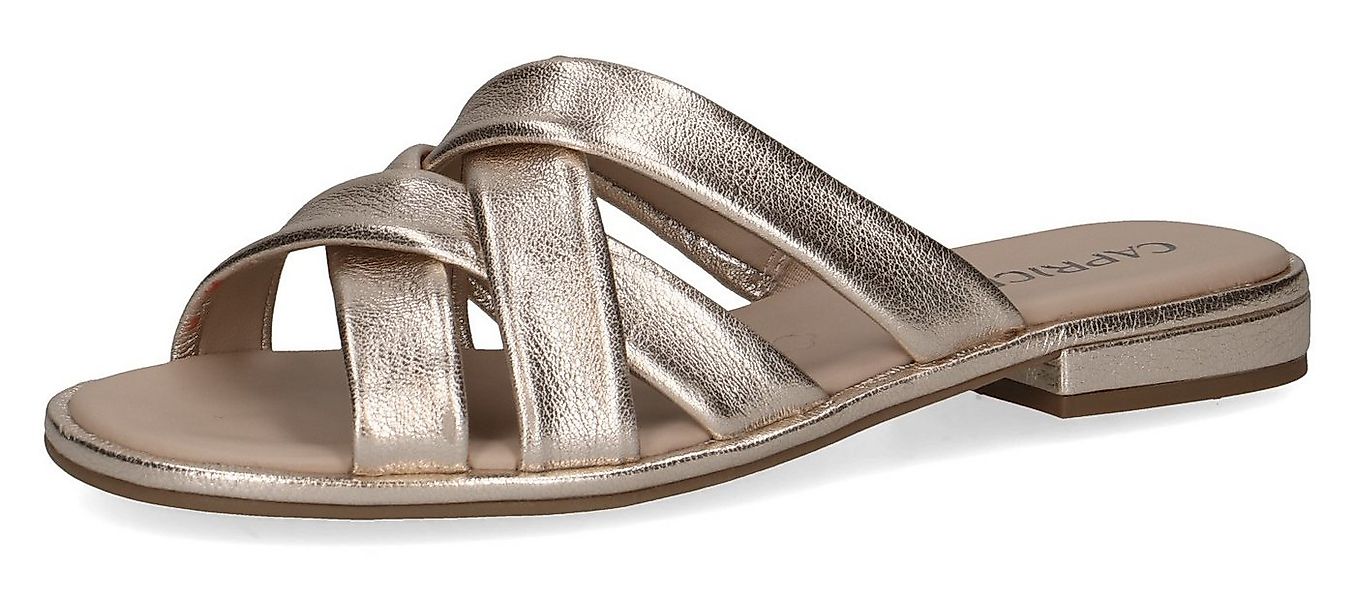 Caprice Pantolette, Blockabsatz, Sommerschuh, Schlupfschuh mit Kreuzbandage günstig online kaufen