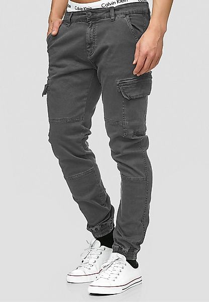 Indicode Cargohose August mit 6 Taschen günstig online kaufen