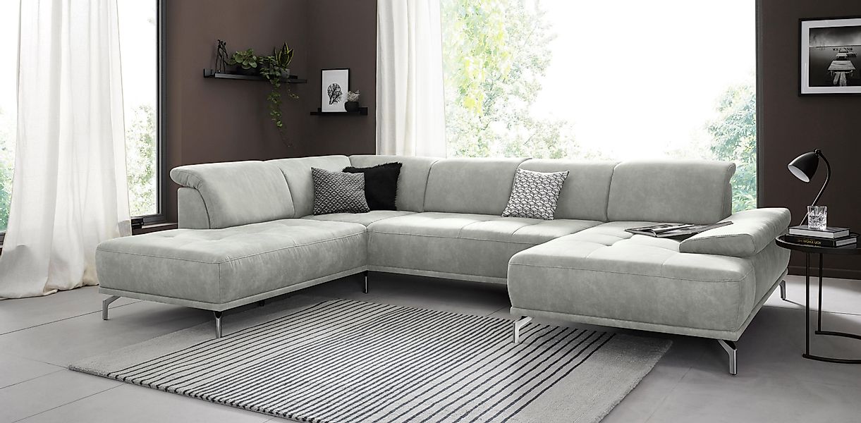 Places of Style Wohnlandschaft "Caluna", Inkl.Sitztiefenverstellung, wahlwe günstig online kaufen