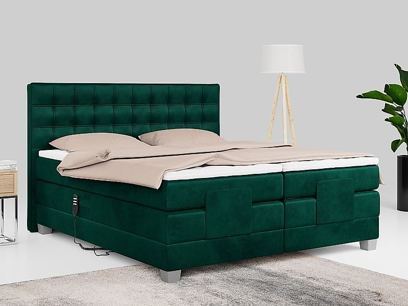 MKS MÖBEL Boxspringbett ELECTRO (Set, Packung, Multipocket-Matratzen, T30-S günstig online kaufen