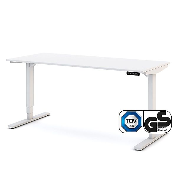 ASSMANN Büromöbel Schreibtisch Y-LINE, 160x70cm Signalweiß günstig online kaufen